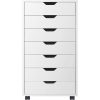 Modern Scandinavian Style 7-Drawer Storage Cabinet Chest in White Finish - Image 2