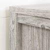 Modern Washed Pine 2 Drawer Nightstand Cubby Storage Shelf - Image 3