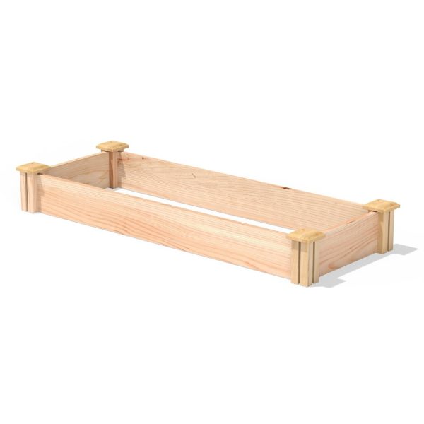 16 in x 48 in Low Profile Cedar Raised Garden Bed - Made In USA - Image 2
