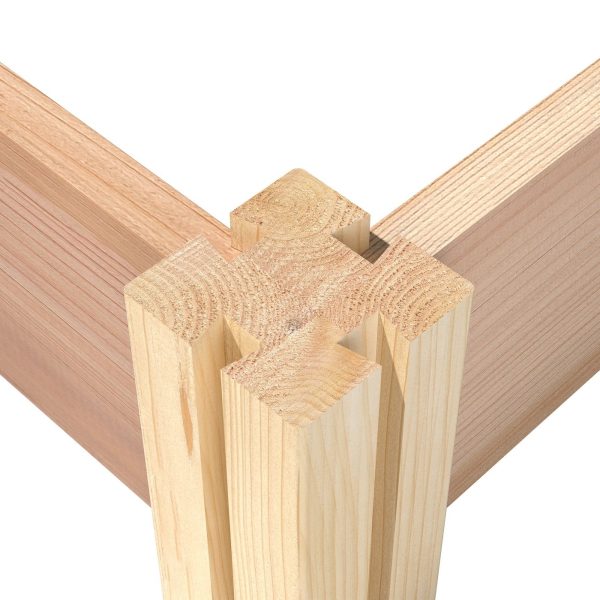 16 in x 48 in Low Profile Cedar Raised Garden Bed - Made In USA - Image 4