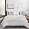 King size Traditional Farmhouse Headboard in Matte Black Metal Finish - Image 2