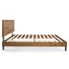 Rustic FarmHome Low Profile Pine Slatted Platform Bed in King - Image 3