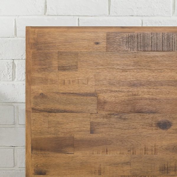 Rustic FarmHome Low Profile Pine Slatted Platform Bed in King - Image 5