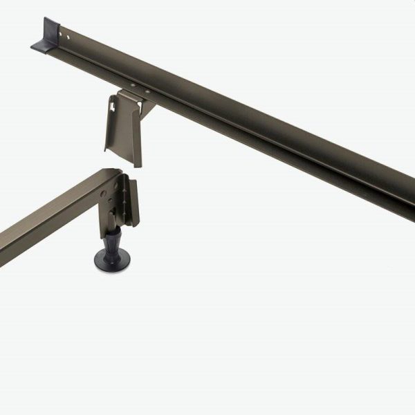 King size Steel Metal Bed Frame with Bolt-on Headboard Brackets - Image 2