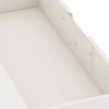 Modern Scandinavian Style Bedroom 3-Drawer Dresser in White Wood Finish - Image 3