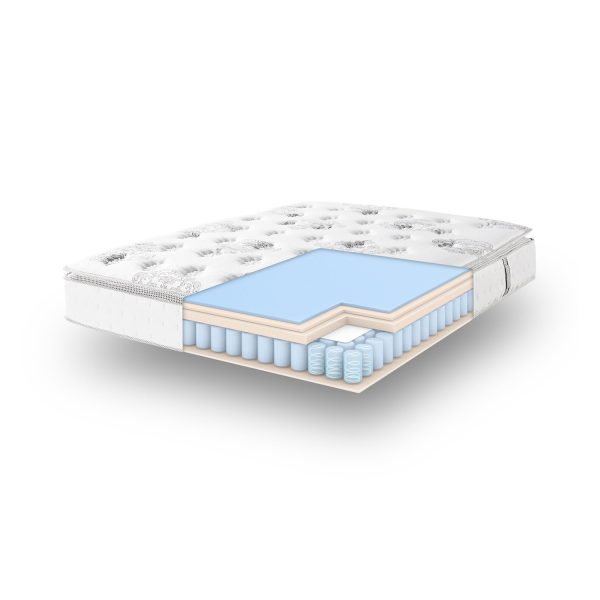 12 inch Medium Firm Pillow Top Hybrid Mattress In A Box - Full Size - Image 4