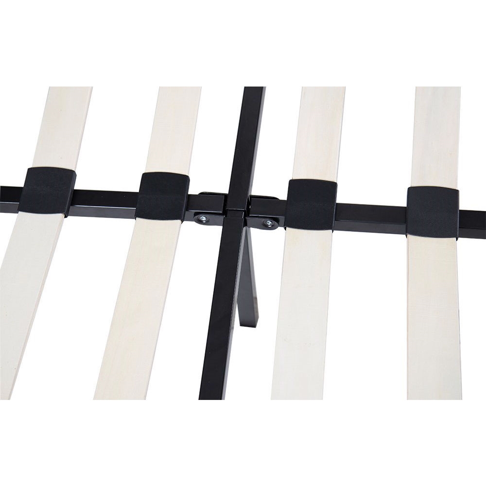 Queen size Faux Leather Platform Bed with 50-inch High Headboard - Image 4