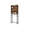 FarmHouse Over The Toilet Sliding Barn Door Storage Cabinet Cupboard - Image 2