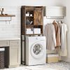 FarmHouse Over The Toilet Sliding Barn Door Storage Cabinet Cupboard - Image 4