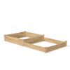4 ft x 8 ft Pine Wood 2 Tier Raised Garden Bed - Made in USA - Image 2