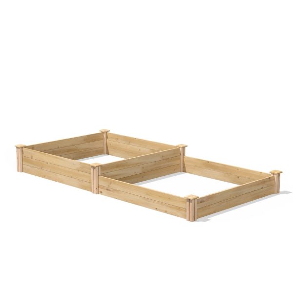 4 ft x 8 ft Pine Wood 2 Tier Raised Garden Bed - Made in USA - Image 2