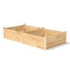 17-inch High Pine Wood Raised Garden Bed 4 ft x 8 ft - Made in USA - Image 2