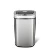 Stainless Steel 21-Gallon Kitchen Trash Can with Motion Sensor Lid - Image 2