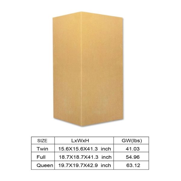 Queen size 9-inch Thick Memory Foam Mattress with Quilted Cover - Image 3