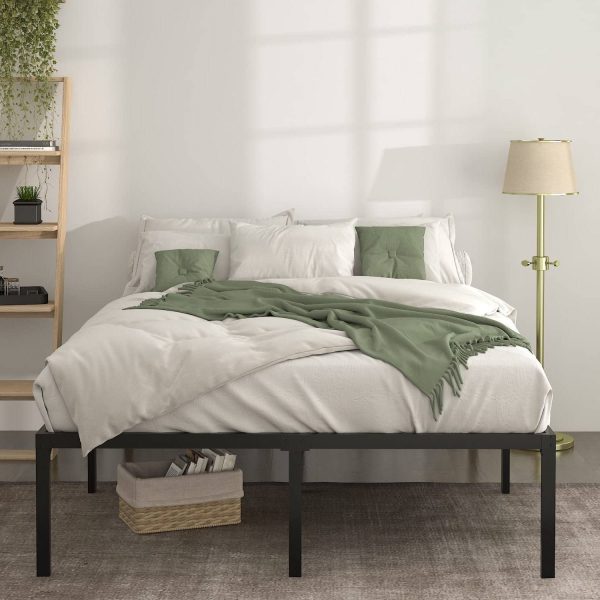 Queen 18-inch Metal Platform Bed Frame with Under-Bed Storage Space - Image 3