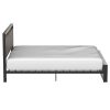 Queen Modern Farmhouse Platform Bed Frame with Wood Panel Headboard Footboard - Image 5