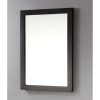 Modern 22-inch x 30-inch Bathroom Vanity Wall Mirror with Black Wood Frame - Image 2