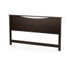 King size European Inspired Headboard in Chocolate Finish