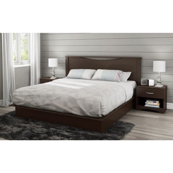 King size European Inspired Headboard in Chocolate Finish - Image 3