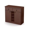 Dining Room Buffet Sideboard Console Table in Cherry Wood Finish - Image 2