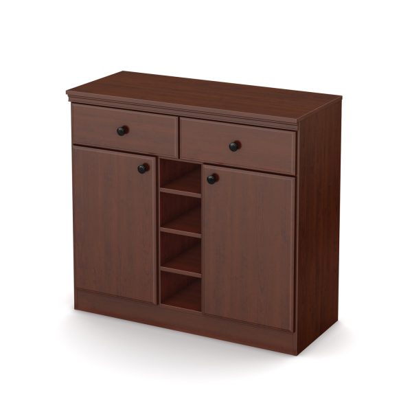 Dining Room Buffet Sideboard Console Table in Cherry Wood Finish - Image 2