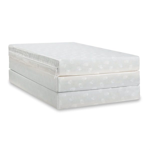 Twin size 4-inch Thick Memory Foam Guest Bed Mat Folding Mattress - Image 3