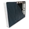 Full size Metal Boxspring Mattress Foundation with Jacquard Cover - Image 2