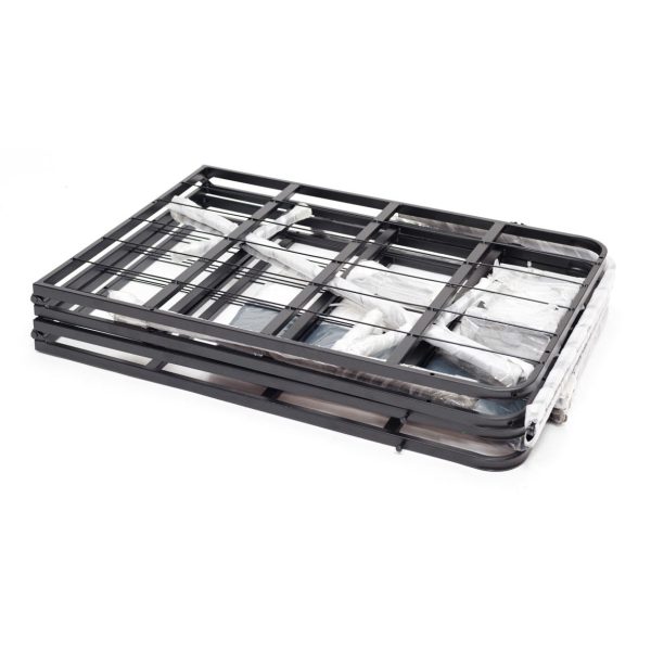 Full size Metal Boxspring Mattress Foundation with Jacquard Cover - Image 4