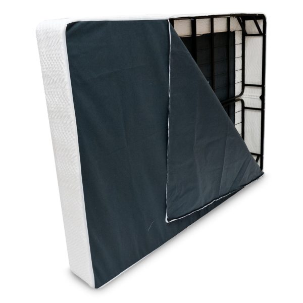 Queen size Metal Box Spring Mattress Foundation with Cover - Image 2