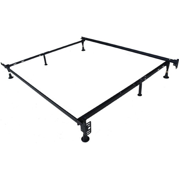 6-Leg Adjustable 2-in-1 Twin / Full Size Metal Bed Frame - Image 2