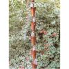Pure Copper 8.5-Ft Rain Chain with Flower Cups - Image 2