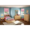 6 Drawer Dresser Modern Bedroom Chest in Natural Maple Finish - Image 4