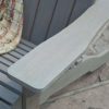 Outdoor Weather Resistant Eucalyptus Wood Adirondack Chair in Driftwood Finish - Image 3