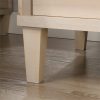 Light Maple Wood Farmhouse Style 1-Drawer Nightstand with Open Shelf - Image 5