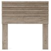 Twin size Farmhouse Hedboard in Rustic Natural Wood Finish - Image 2