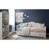 Twin size Kids Bed Daybed in White Wood Finish with 3 Storage Drawers - Image 4
