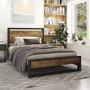Twin Modern Farmhouse Platform Bed Frame with Wood Panel Headboard Footboard - Image 4