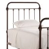 Twin size Farmhouse Headboard in Rustic Bronze Metal Finish - Image 2