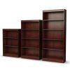 3-Shelf Bookcase in Royal Cherry Wood Finish - Image 5