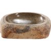 Handmade Unique Granite Stone Sink in Natural Tan Brown Beige Color - Image 2