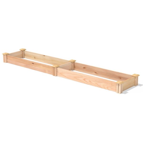 16 in x 96 in Low Profile Cedar Raised Garden Bed - Made In USA - Image 2