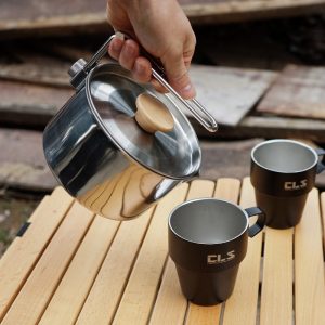 Outdoor Portable Multifunctional Stainless Steel Boiling Kettle
