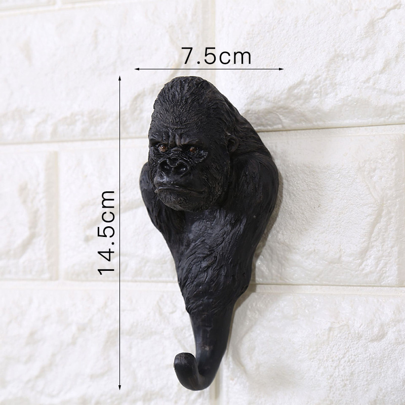 Three-dimensional Animal Wall Hanging Deer Head Creative Decoration Hook - Image 5