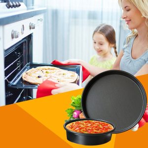 Pizza Baking Pan Knife Spatula Rolling Pin Tool Set