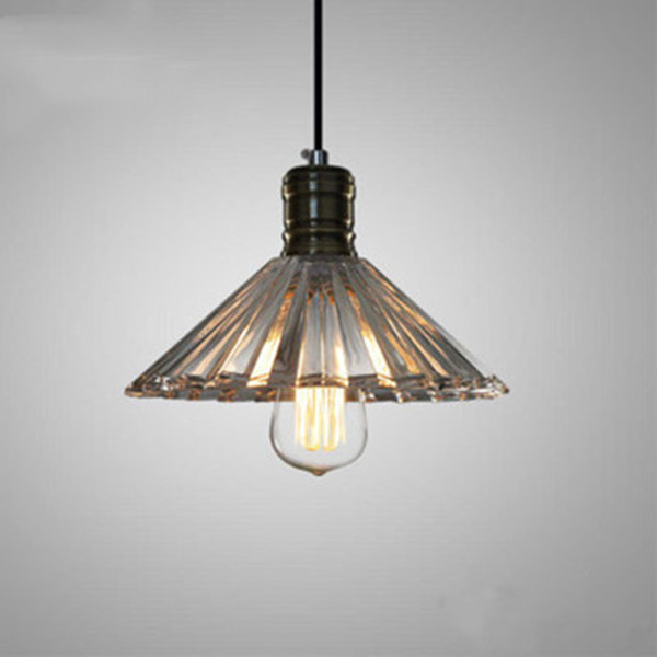 American Retro Backlog Restaurant Single Head Glass Chandelier - Image 5
