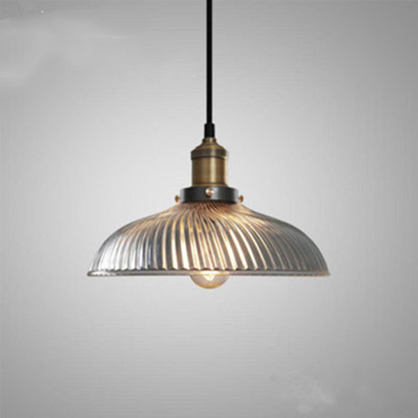 American Retro Backlog Restaurant Single Head Glass Chandelier - Image 6