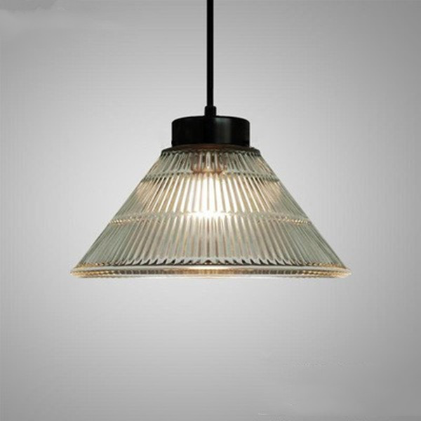 American Retro Backlog Restaurant Single Head Glass Chandelier - Image 7