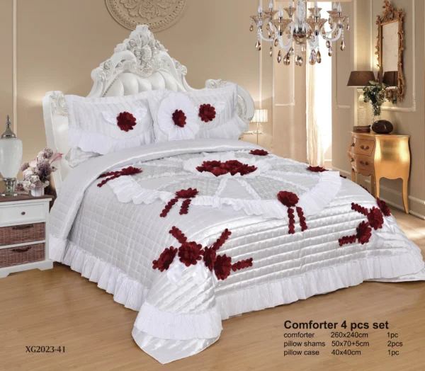 luxury duvet bedding set king size silk quilt super mario bedding arabian bedding set - Image 5