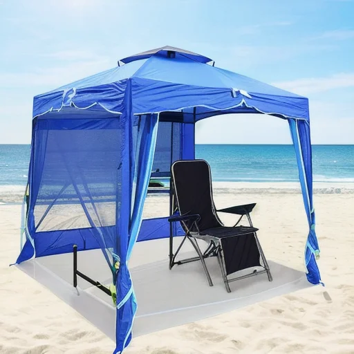 HONOREAL Beach Fishing garden Outdoor OEM Half Tent Umbrella - Image 5