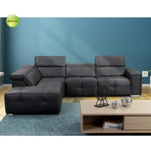 Italian furniture modern sectional l shape corner sofa reclining sofa